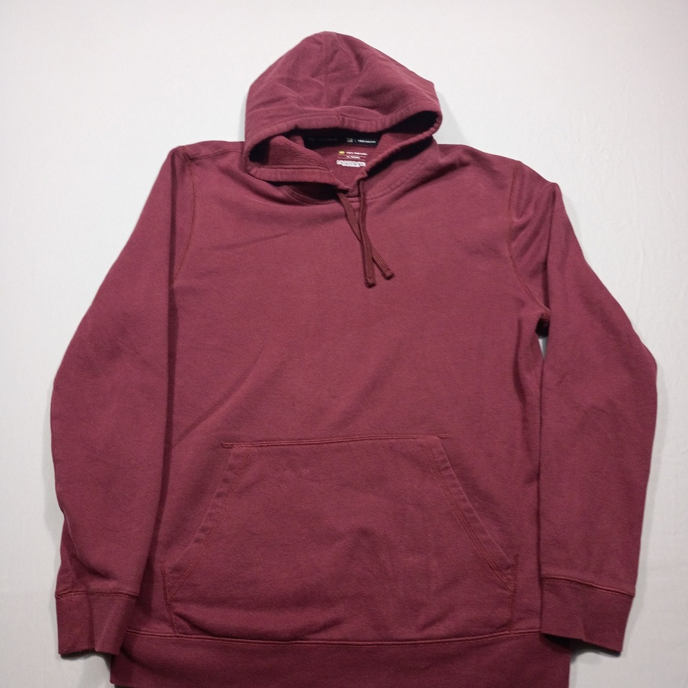 Tek Gear Hoodie Women Medium Pullover Solid Burgundy Activewear Basics